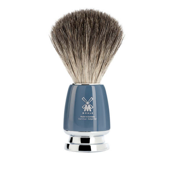 blaireau-muhle-resine-bleue-pure-badger-rythmo